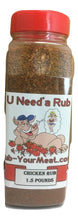 Load image into Gallery viewer, RYM Chicken & Poultry Rub- 1.5 Pounds -Shaker Top- Free Shipping