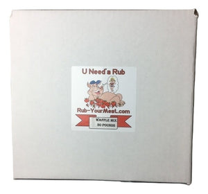 Butter Vanilla Flavored Waffle Mix (30 Pounds) Long Shelf Life (FREE Freight)