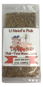 RYM Beef Rib Rub (Sample) - Free Shipping - 2 Ounce Sample