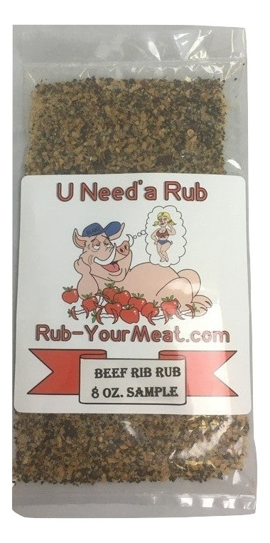 RYM Beef Rib Rub (Sample) - Free Shipping - 2 Ounce Sample